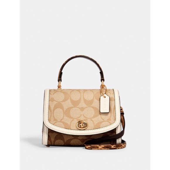 Coach Handbags - NEW Coach Signature Micro Tilly Top Handle Bag